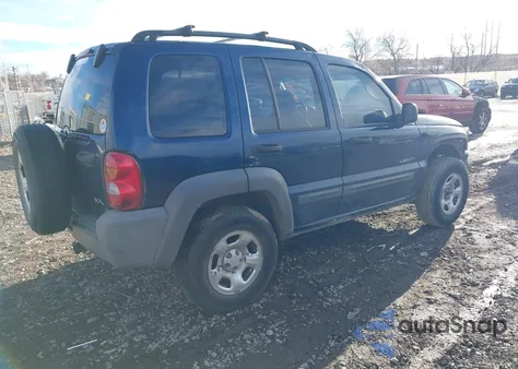 2004 Jeep Liberty Sport from USA, damaged, VIN 1J4GL48K54W297704